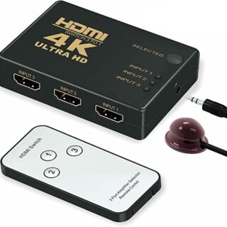 HDMI Switch 3 to 1 up to 4K 3D Supported with remote control