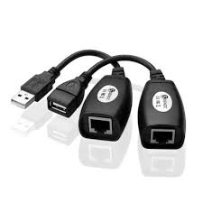 USB Extension Adapter Up To 150ft Using CAT5 RJ45 LAN Cable