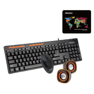 Meetion C105 3 in 1 Standard Keyboard, Mouse and Speaker Combo Set