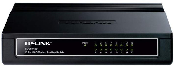 TPLINK 16-Port 10/100Mbps Desktop Switch | TL-SF1016D
